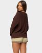 EDIKTED Jessy Cable Knit Oversized Sweater image number 3