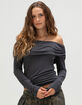 BDG Urban Outfitters Bardot Womens Off The Shoulder Top image number 1