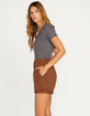 VOLCOM Frochickie Womens Trouser Shorts image number 3