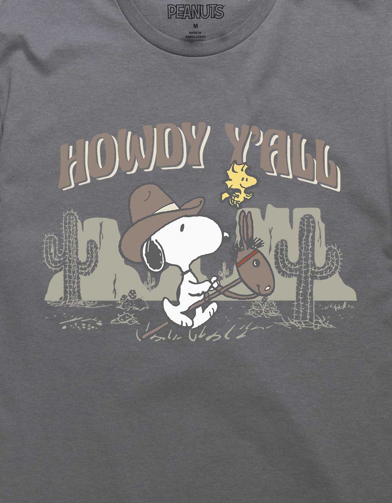 PEANUTS Howdy Y'all Snoopy Unisex Tee image number 1