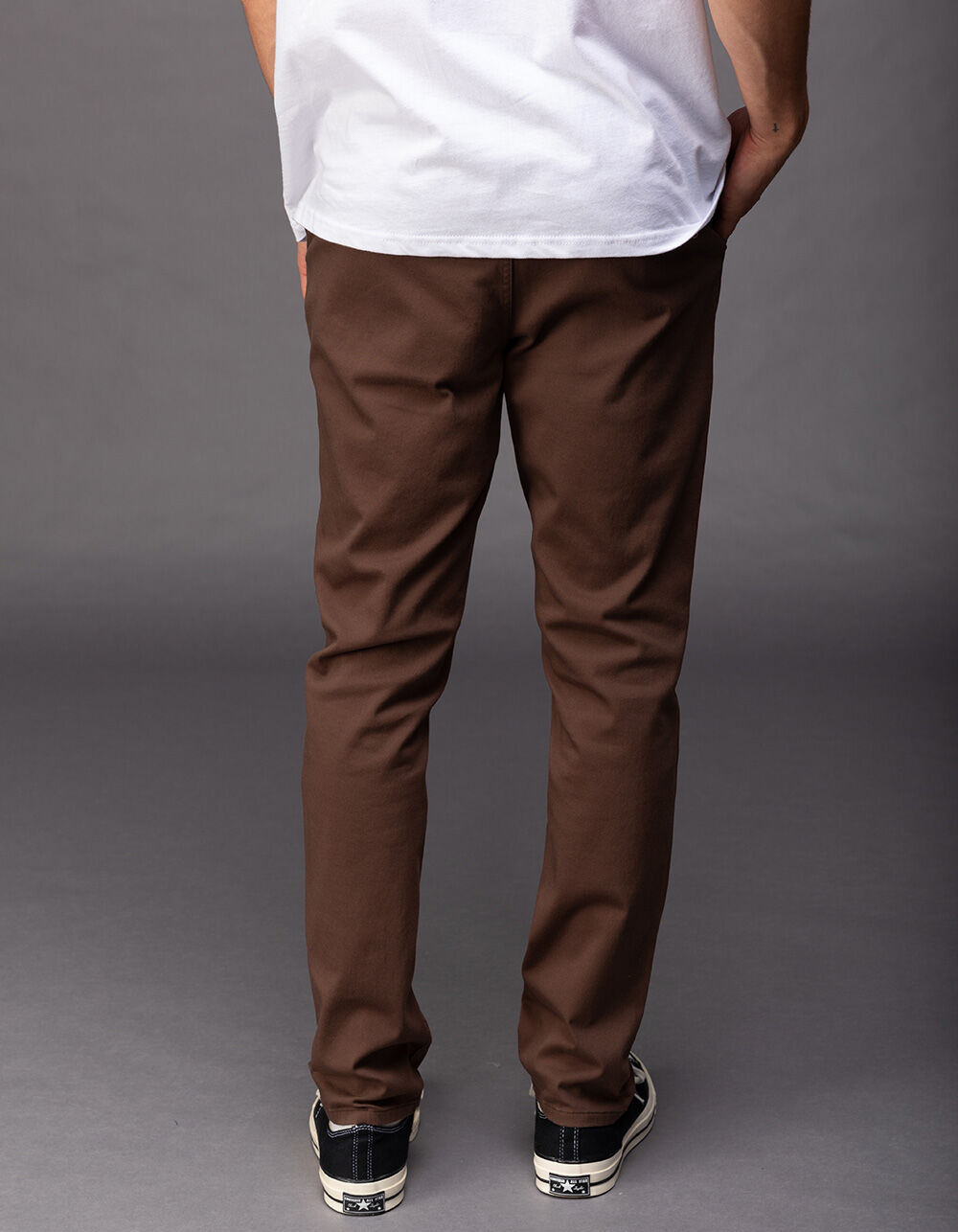 RSQ Mens Slim Taper Chino Pants - DARK BROWN | Tillys