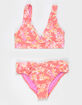 O'NEILL Nayomi Floral Girls Triangle Top Bikini Set image number 1
