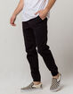 CHARLES AND A HALF Midnight Blue Mens Twill Jogger Pants image number 1