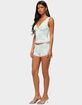 EDIKTED Amanu Sequin Lace Tank Top image number 4