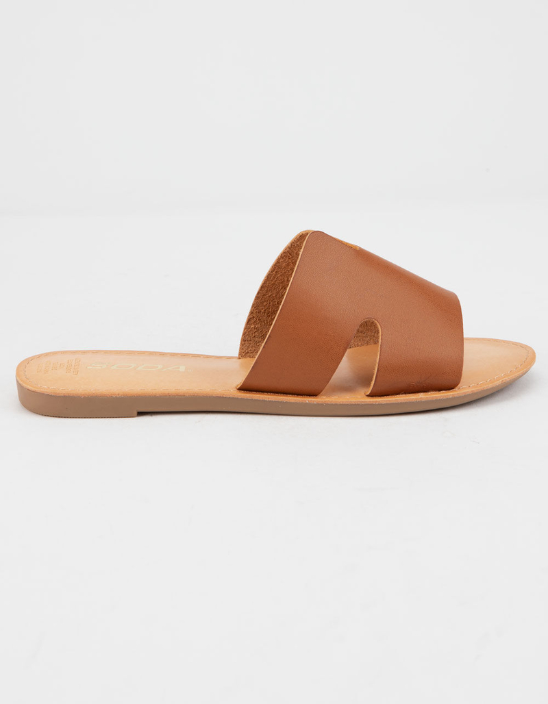 SODA Slide Tan Girls Sandals image number 2
