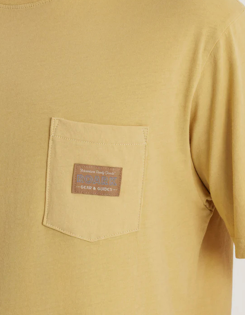 ROARK Label Mens Pocket Tee GOLD Tillys