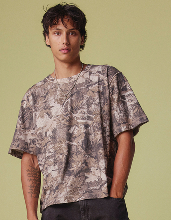 RSQ Mens Washed Boxy Tee Primary Image