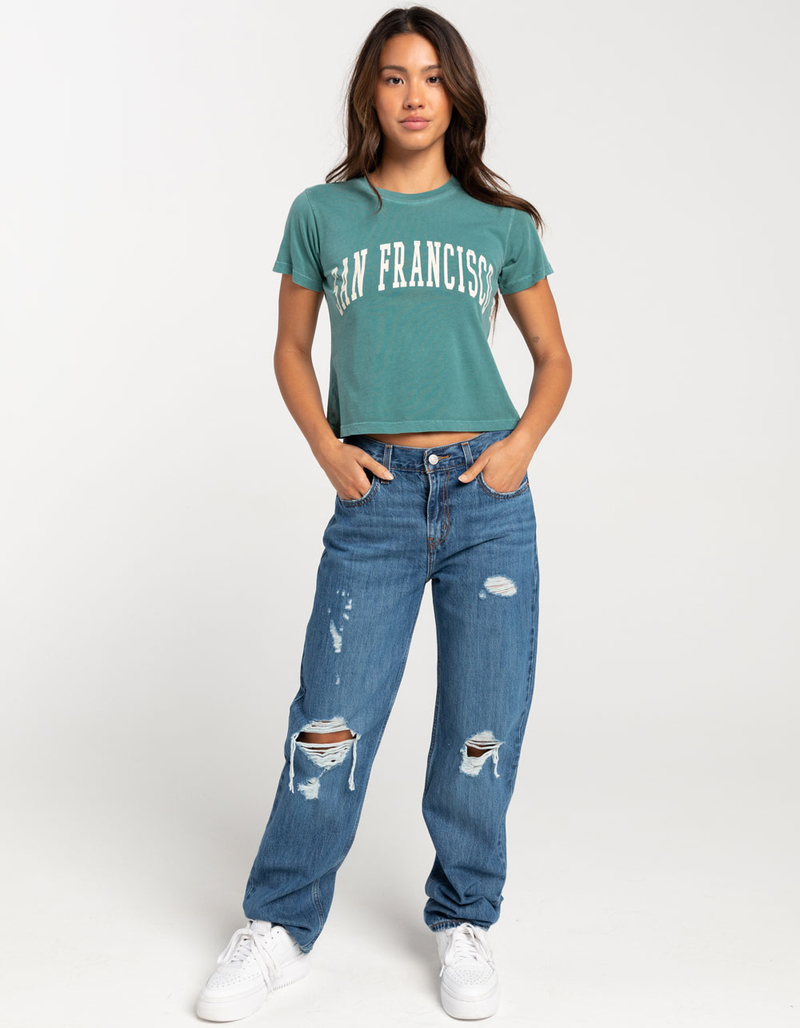 GOODIE TWO SLEEVES San Francisco Womens Baby Tee image number 3