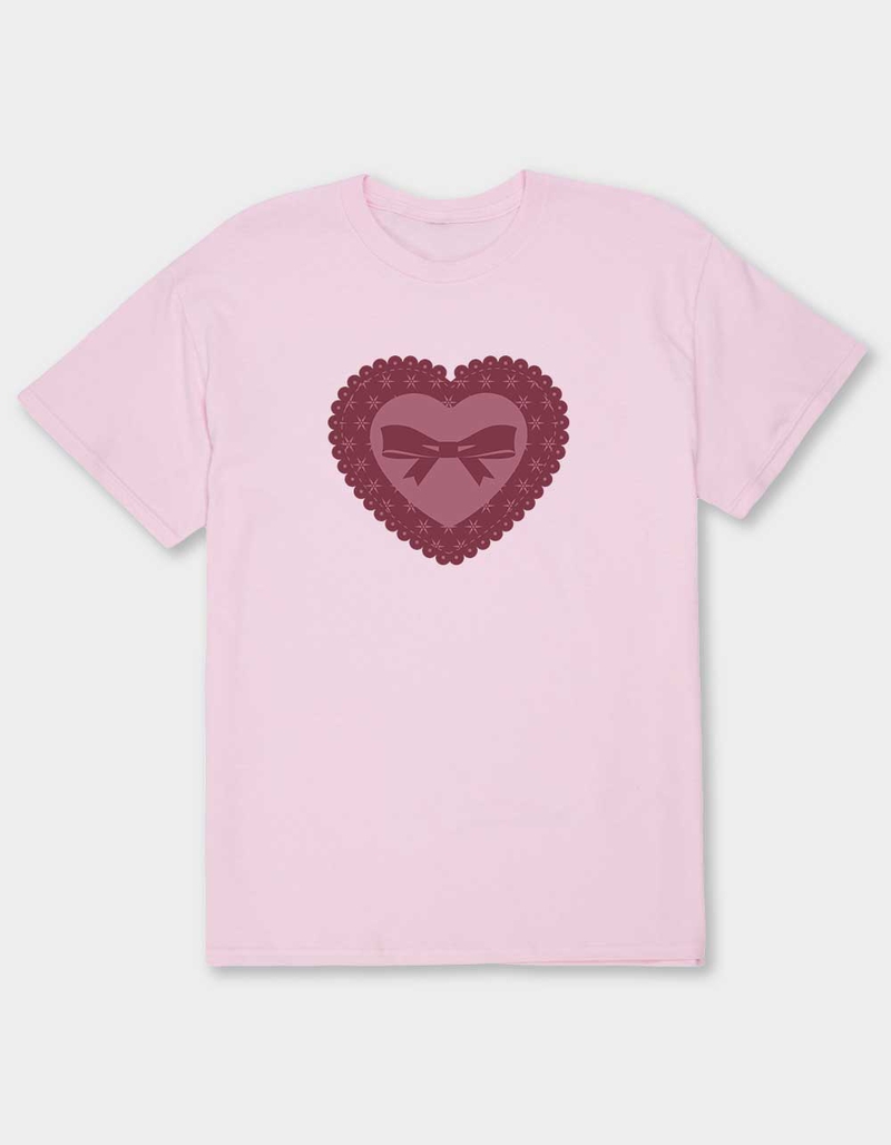 BOW Heart Lace Unisex Tee image number 0