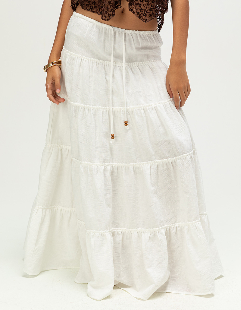 NECTAR CLOTHING Womens Tiered Maxi Skirt image number 1