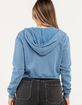 FULL TILT Essentials Womens Zip Crop Hoodie  image number 7