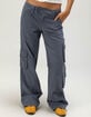 RSQ Womens Low Rise Baggy Bootcut Cargo Pants image number 3