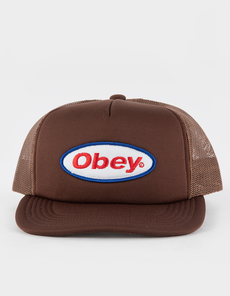 OBEY Chisel Mens Trucker Hat image number 1