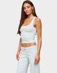 EDIKTED Linda Ribbed Scoop Neck Tank Top image number 2