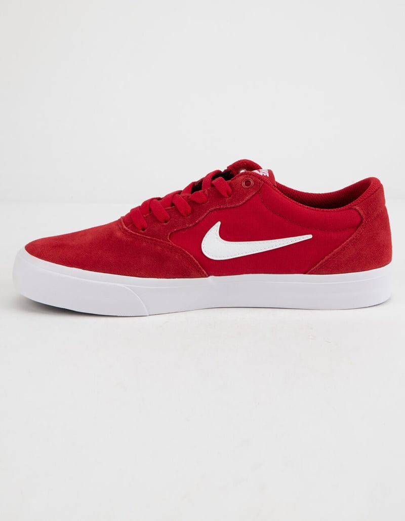 NIKE SB Chron SLR Gym Red & White Shoes image number 3
