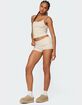 EDIKTED Kodi Striped Fold Over Shorts image number 3