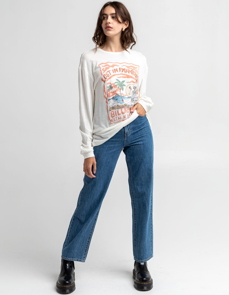 BILLABONG Painterly Skeleton Womens Tee image number 3