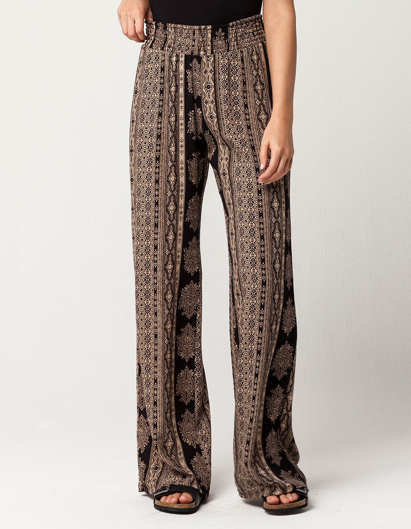 SKY AND SPARROW Linear Medallion Womens Pants image number 1