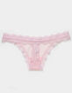 FULL TILT Lace-Trim Mesh Thong image number 2