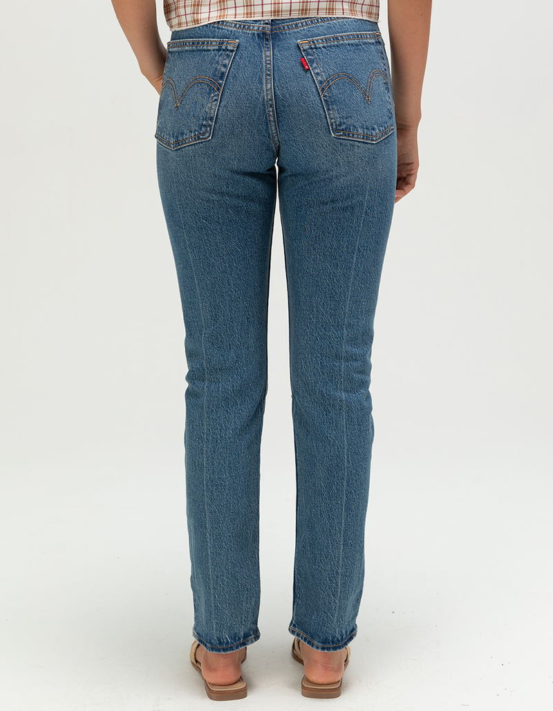 LEVI'S Premium Wedgie Slim Fit Womens Jeans - City Slim image number 3