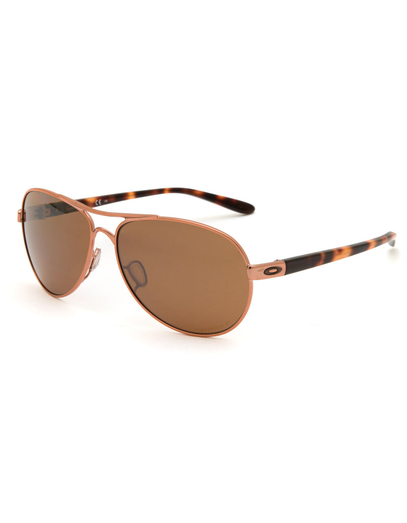 OAKLEY Feedback Rose Gold Polarized Sunglasses image number 0