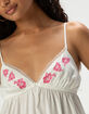RSQ Womens Embroidered Babydoll Cami image number 3