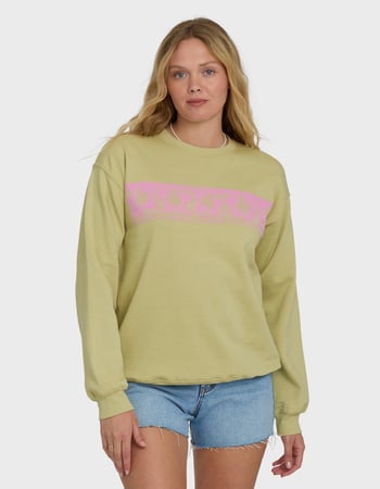 BILLABONG Giving Shade Womens Oversized Crewneck Sweatshirt Primary Image