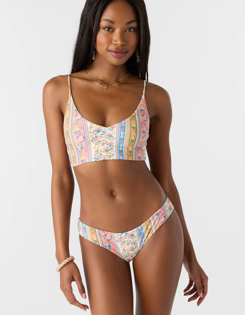 O'NEILL Rio Floral Blue Lagoon Reversible Full Bikini Bottoms image number 0