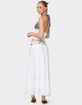 EDIKTED Petite Charlotte Tiered Maxi Skirt image number 4