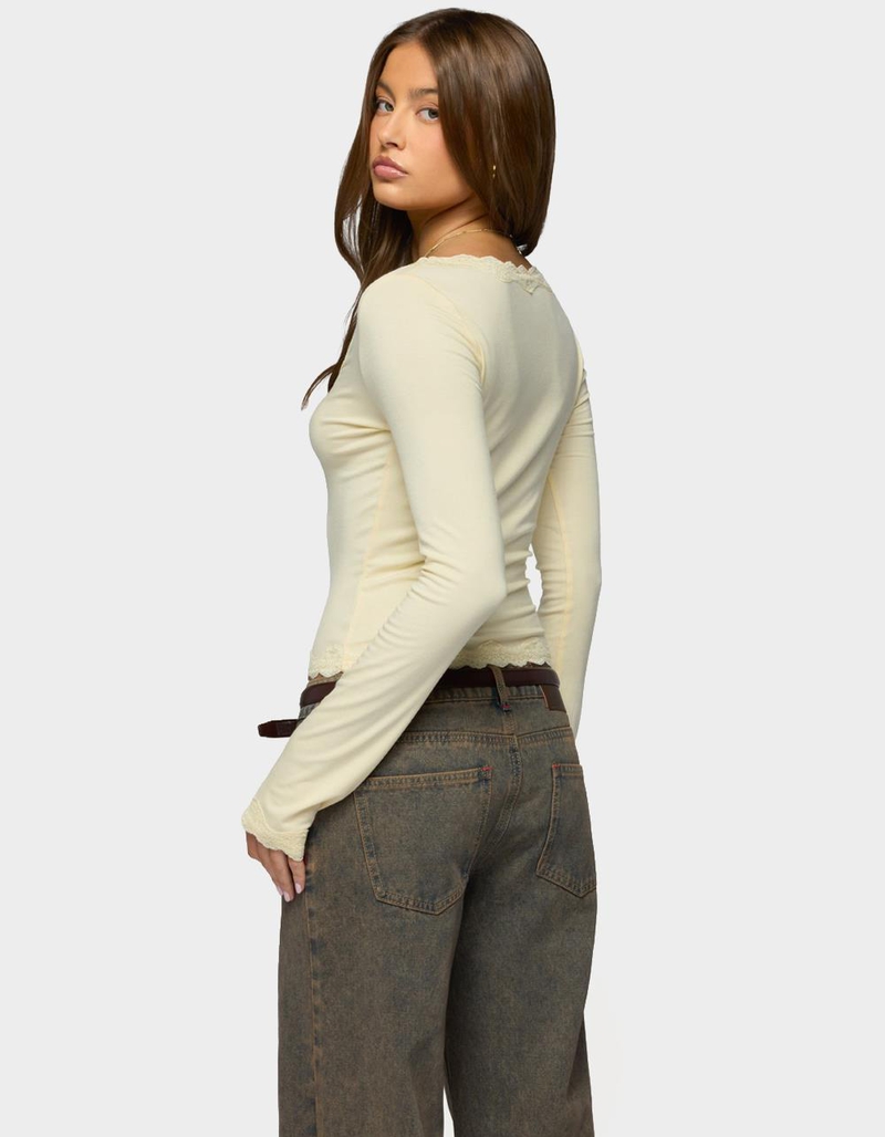 EDIKTED Gayle Lacey Button Up Top image number 2