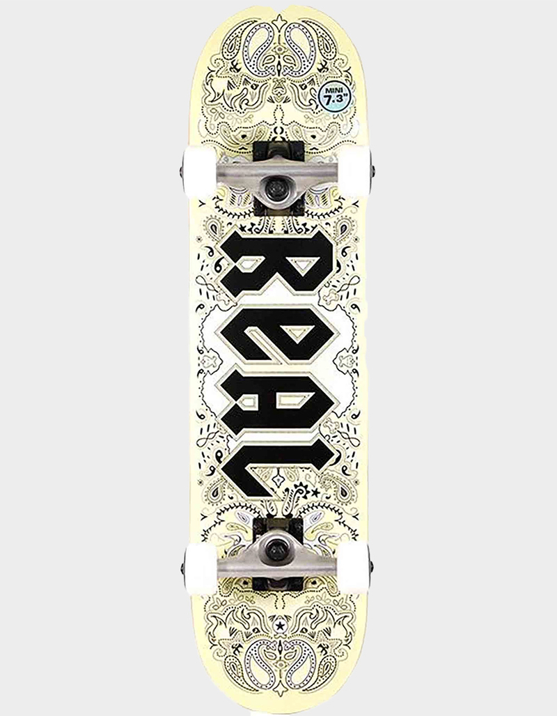 REAL SKATEBOARDS Bandana 7.3" Complete Skateboard image number 0