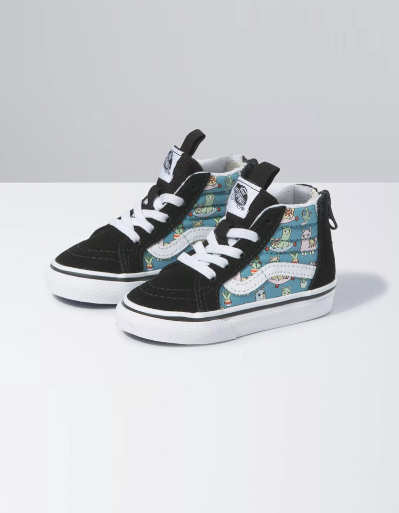 VANS Llamas Sk8-Hi Zip Toddler Shoes image number 0