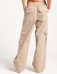 RSQ Womens Mid Rise D Ring Cotton Cargo Pants image number 4