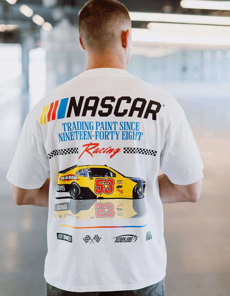 TILLYS x NASCAR Trading Paint Mens Boxy Tee image number 3