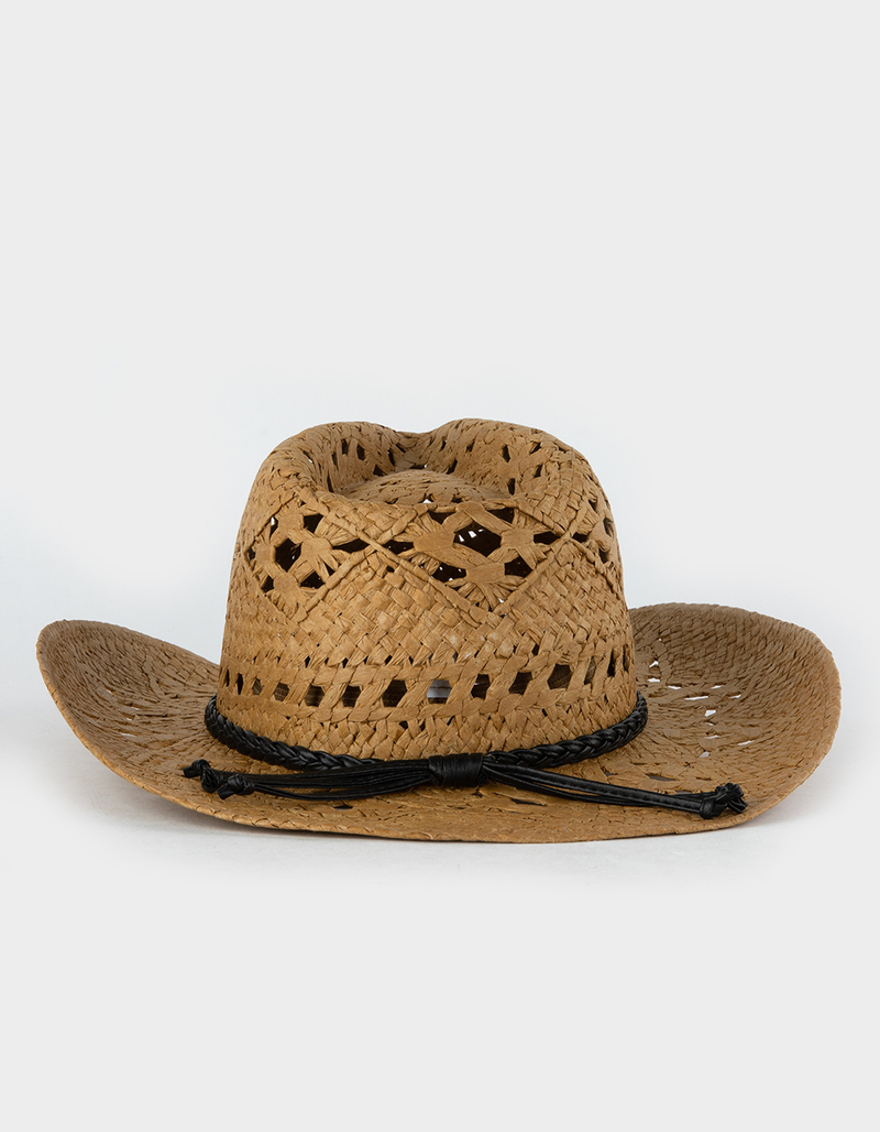 FULL TILT Braid Trim Womens Cowboy Hat image number 3