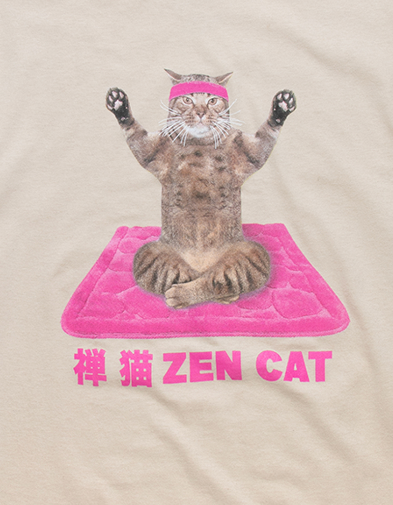 AT ALL Zen Cat Mens Tee image number 1