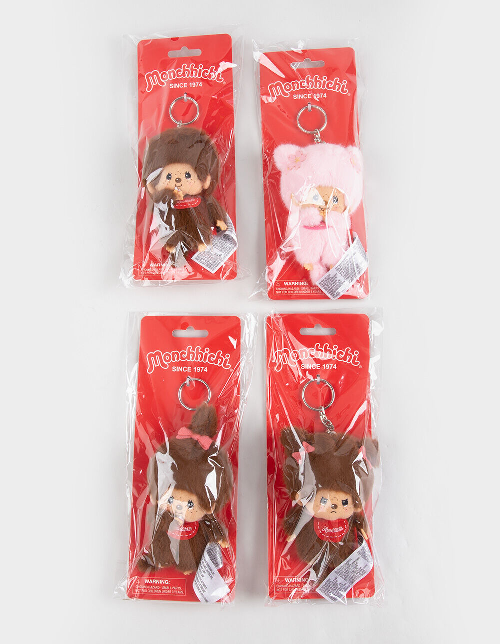 MONCHHICHI Assorted Plush Keychains - ASST - ONE SIZE | Tillys