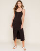 WEST OF MELROSE Cute As A Button Ribbed Midi Dress image number 1