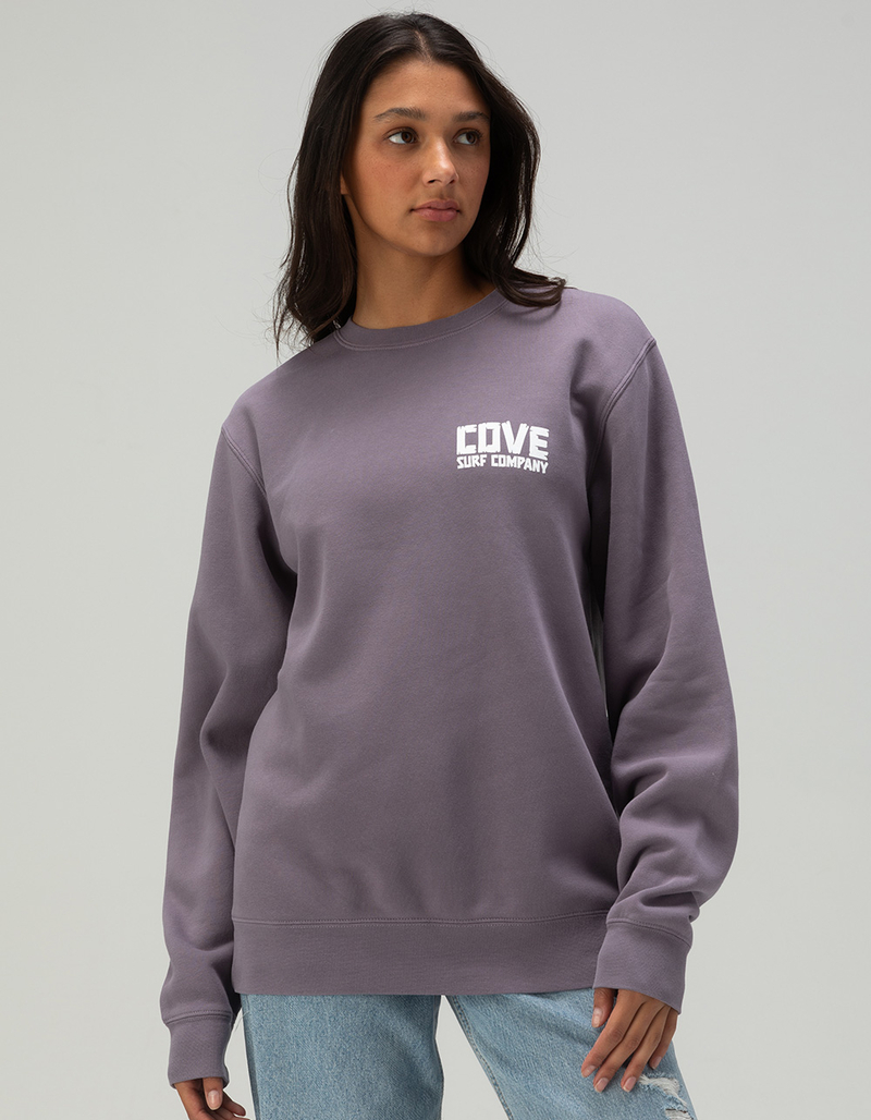 COVE SURF CO. Dinosaur Womens Crewneck Sweatshirt image number 1