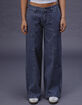 RSQ Womens Mid Rise Seam Loose Fit Pants image number 2