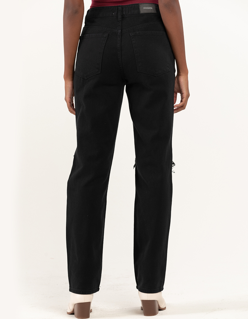 RSQ Womens High Rise Straight Leg Jeans image number 3