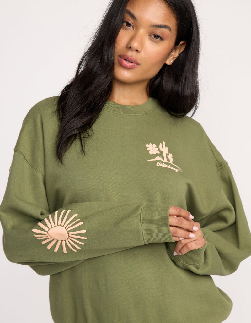 BILLABONG Sun Wave Livin Kendal Womens Crewneck Sweatshirt image number 2