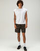 RSQ Mens Washed Cropped Muscle Tee image number 3