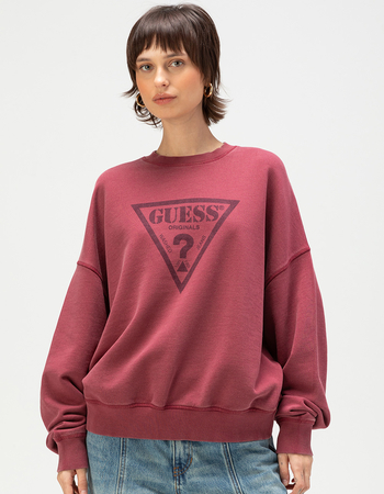 GUESS ORIGINALS Vintage Triangle Womens Crewneck Sweatshirt Primary Image