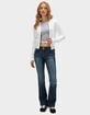 RSQ Womens Low Rise Double Button Bootcut Jeans image number 1