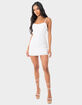 EDIKTED Embroidered Open-Back Mini Dress image number 1