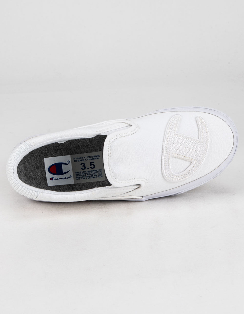 CHAMPION Metro Boys White Slip-On Shoes image number 2