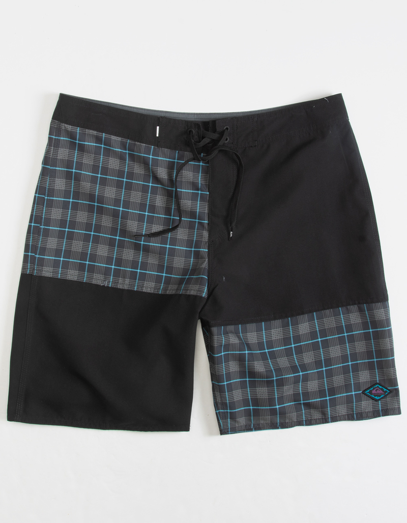 QUIKSILVER Dead Plaid Mens Boardshorts image number 0