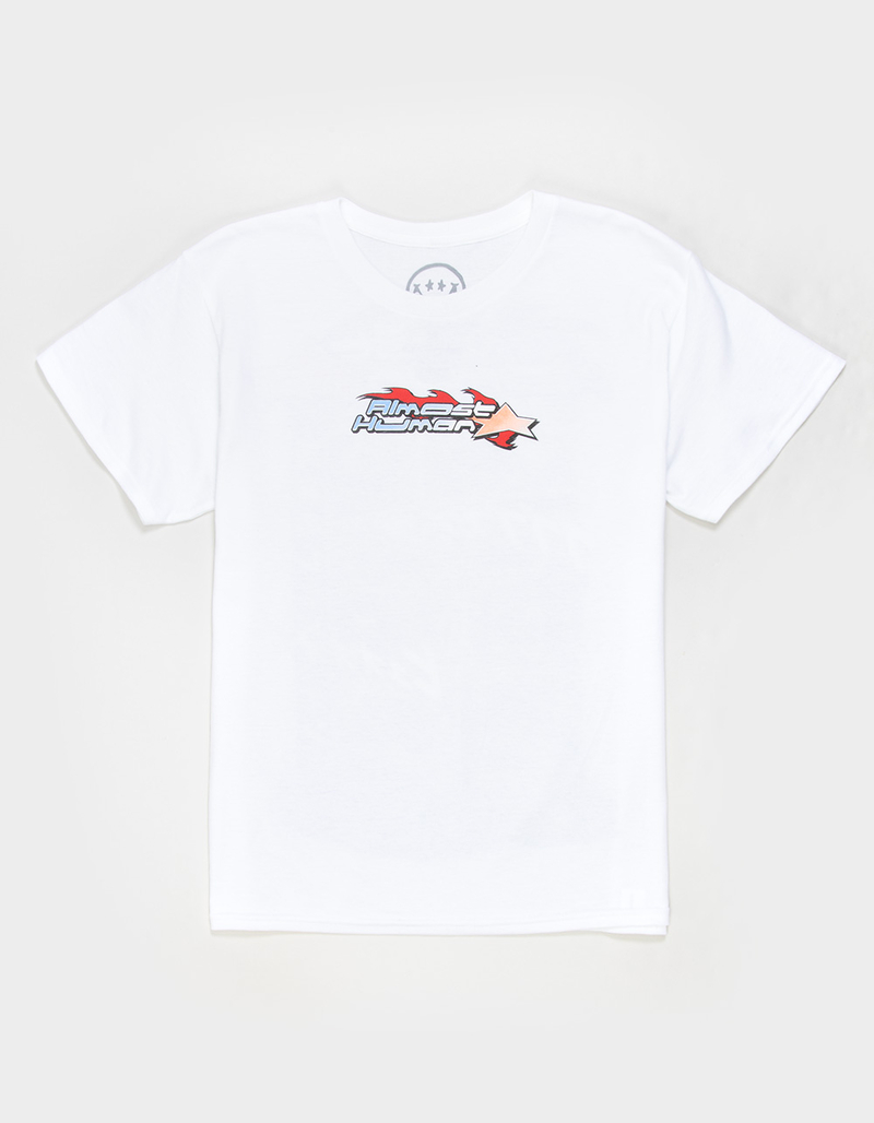 ALMOST HUMAN Wangan Red Boys Tee image number 1