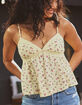RSQ Womens Floral Babydoll Top image number 6